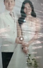 夢叁月婚紗照相框掛墻面洗照片定制成結婚照全家福相片上墻大尺寸空框架 木質PS框誓約【晶瓷面】 48寸【75*120cm】送掛墻配件 曬單實拍圖