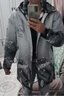 安初夏冬季棉衣外套男加絨加厚御寒衣服青少年棉襖韓版潮流中長(zhǎng)款棉服男 2005灰色加絨+高領(lǐng)黑毛衣 XL 曬單實(shí)拍圖