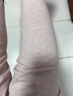 浪莎秋衣套裝女士超薄修身秋褲美體學(xué)生打底保暖內衣 淺紫 均碼 曬單實(shí)拍圖