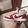 耐克（NIKE）官方休閑鞋女鞋 秋季高幫透氣運動(dòng)鞋簡(jiǎn)版空軍一號耐磨學(xué)生板鞋 芝加哥白紅/高幫 40 曬單實(shí)拍圖