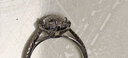 AEAW Jewelry豪華顯大18K金鑲D色人工培育鉆石戒指人造鉆石戒指 送女朋友禮物 18k金1克拉D/VVS1/3EX/上海IGI 曬單實(shí)拍圖