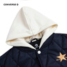Converse匡威兒童裝男童連帽棉服中大童冬季保暖外套CNVN-MW-F062 藏青藍 165 /84 【建議身高170-182cm】 曬單實拍圖