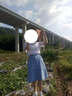 FSHE夏季牛仔半身裙子2025年裙褲a字短裙高腰百褶女夏小個子傘裙 淺藍色 S （建議80-95斤） 曬單實拍圖