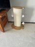 華元寵具（hoopet）貓抓板特大號立式劍麻貓抓柱耐磨不掉屑貓爪板貓爬架一體貓咪玩具 魚(yú)形劍麻貓抓柱-中號 曬單實(shí)拍圖