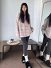 KJ鯊魚褲女秋冬校服神器高腰緊身打底褲加絨加厚棉質(zhì)保暖褲 深灰【中厚羊羔絨】 適合0-15度 M 【建議90-110斤】 曬單實(shí)拍圖
