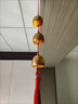 納知軒銅風(fēng)鈴門(mén)掛飾梵音鈴五黃二黑黃銅鈴鐺掛件兒童禮品家居客廳裝飾品 銅風(fēng)鈴-五福掛件 曬單實(shí)拍圖
