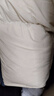 坦博爾短款立領(lǐng)輕暖寬松顯瘦女士羽絨面包服TBF530328T 蘭卡白 160  曬單實拍圖