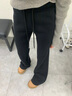 蘿美醬運(yùn)動(dòng)微喇叭褲女春夏季2025新款高腰顯瘦馬蹄褲春秋小個(gè)子休閑衛(wèi)褲 深灰微喇運(yùn)動(dòng)褲常規(guī) M 【建議90-105斤】 曬單實(shí)拍圖