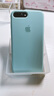 克雷盾（KELEIDUN）  蘋果8plus手機(jī)殼新款石墨色iPhone8純色液態(tài)硅膠保護(hù)套 蘋果7p/8p【淡青色】5.5寸 曬單實(shí)拍圖