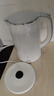 得力85613保溫電熱水壺1.7L(白)(臺(tái)) 曬單實(shí)拍圖