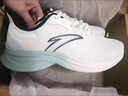 安踏男鞋運動(dòng)鞋子男春夏季新款男士減震跑步鞋休閑鞋網(wǎng)面鞋透氣旅游鞋 象牙白/灰霧藍 42 曬單實(shí)拍圖