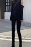 蘿美醬高腰牛仔褲女2025年新款春秋緊身彈力鉛筆顯瘦休閑褲修身小腳褲子 復(fù)古藍(lán)豎三?？?28 【建議105-115斤】 曬單實(shí)拍圖