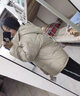凡小如羽絨棉服女2024新款外套保暖防寒短款加厚小個(gè)子韓版寬松面包服 米白色 M 【建議100-125斤】 曬單實(shí)拍圖