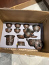 漢帝唐韻 HDTYUN建水紫陶茶具套裝全手工雕刻祥龍紫陶壺高檔家用功夫整套茶具 紫陶龍鳳漢瓦套裝 1件 曬單實拍圖