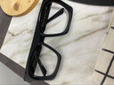 MOSCOT LEMTOSH眼鏡框女款 復(fù)古黑色方形粗厚寬邊框 歐美磨砂裝飾大臉近視鏡架男 黑色框 曬單實(shí)拍圖