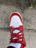 耐克（NIKE）aj1女鞋 AIR JORDAN 1 LOW 低幫防滑減震休閑運動(dòng)復古籃球鞋 FJ3465-160 白紅 新年款 37.5 曬單實(shí)拍圖