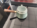 哥窯功夫茶具套裝家用客廳辦公會(huì)客窯變?nèi)帐絺?cè)把泡茶壺現(xiàn)在簡(jiǎn)約茶杯整套可開(kāi)片 10頭哥窯(側(cè)把-木)+不倒杯+長(zhǎng)琴黑 曬單實(shí)拍圖