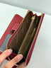 班亞奴錢(qián)包女長(cháng)款真皮大容量手拿包2025新款時(shí)尚多功能牛皮錢(qián)夾女式卡包 雙色酒紅色-防盜刷 曬單實(shí)拍圖