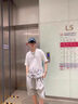 浩術(shù)短袖t恤男2025夏季冰絲ins半袖寬松印花潮流時尚運(yùn)動情侶上衣服男 城市白+單車黑【2件裝】 XL 曬單實(shí)拍圖