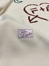 FILA 斐樂(lè )官方情侶款編織衫新款時(shí)尚舒適涂鴉手繡套頭毛衣 糖砂白-IV 2XL 曬單實(shí)拍圖