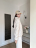 波司登（BOSIDENG）【七夕禮物】25新款輕薄短羽絨服女90鵝絨修身連帽外套B250131036 奶油米-奶油歐包【卡碼拍大】 M 165/88A 體重約125-140斤 曬單實(shí)拍圖