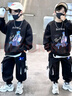 G.DUCKKIDS童裝男童秋裝套裝2024新款兒童衛(wèi)衣套裝中大童帥氣男孩運(yùn)動(dòng)兩件套 黑色-春秋款 150碼建議140-150cm11-12歲 曬單實(shí)拍圖