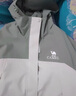 駱駝（CAMEL）北風(fēng)沖鋒衣三合一羽絨內膽防風(fēng)防水登山服 A23CF00138FD   M 曬單實(shí)拍圖