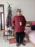 恒源祥奶奶冬裝棉衣外套加厚上衣60-70-80歲媽媽裝棉服羽絨棉老太太棉襖 棗紅色  老年人保暖棉襖 加厚 2XL 【建議100-120斤】 曬單實(shí)拍圖