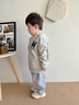 真維斯童裝男童外套春秋2025新款兒童連帽開(kāi)衫衛衣男孩春裝上衣中大童運動(dòng)服 【春秋款】灰/運動(dòng)小熊K 140 曬單實(shí)拍圖