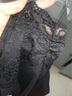 KJ保暖內衣女薄款衣秋褲套裝女士蕾絲領(lǐng)打底衫可外穿內搭保暖秋衣 96黑色 L -XL(115-140斤) 曬單實(shí)拍圖