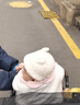 lemonkid嬰兒帽子秋冬兒童帽子男女童小月齡寶寶套頭帽保暖 杏仁米 S 曬單實(shí)拍圖