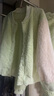 蕉內絨絨501H睡衣男女士珊瑚絨情侶家居服棒球服可外穿秋冬季保暖套裝 【女士】霧草拼色 S 曬單實拍圖
