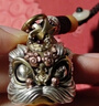 琢匠瑞獅點(diǎn)睛吊墜醒獅國(guó)風(fēng)小眾時(shí)尚飾品本命年禮物 結(jié)繩扣+龍紋環(huán) 曬單實(shí)拍圖