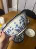 碩加超市同款碗碟套裝家用陶瓷碗盤(pán)米飯碗盤(pán)創(chuàng  )意輕奢高顏值餐具碗具 迦藍5.8英寸沙拉碗（2只裝） 曬單實(shí)拍圖
