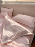 無(wú)印良品牛奶絨床上四件套2024新款冬季加厚保暖珊瑚絨被套床單床笠三件套 蝶戀花-粉【加厚保暖 軟糯舒適】 1.8m床單款四件套-被套200x230cm 曬單實(shí)拍圖