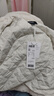 森馬（Semir）牛仔外套女拼接仿兔毛翻領(lǐng)寬松潮流港風(fēng)冬季落肩夾棉夾克復(fù)古 牛仔淺黃泥染80331 XS 曬單實(shí)拍圖
