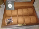 TOBEAR手表收納盒高檔木質(zhì)手表盒創(chuàng)意中式大容量首飾珠寶收藏盒簡(jiǎn)約家用 雙層開(kāi)窗20位 曬單實(shí)拍圖