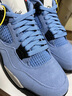 莆田鞋AJ4籃球鞋電母小白水泥奧利奧黑武士男女運動(dòng)鞋 aj4 大學(xué)藍 41 曬單實(shí)拍圖