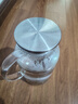 青蘋果耐熱冷水壺1.95升 可加熱茶水分離圍爐煮茶壺 大容量玻璃涼水壺  曬單實拍圖