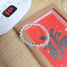 GATMEET天然白水晶海藍(lán)寶手鏈女生ins風(fēng)轉(zhuǎn)運(yùn)珠療愈水晶手串簡(jiǎn)約閨蜜禮物 藍(lán)幽白水晶手鏈6mm 手圍14cm 曬單實(shí)拍圖