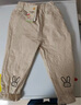 七語(yǔ)欣童裝女童褲子春秋裝兒童褲子新款洋氣小女孩寶寶卡通燈芯絨休閑褲 加絨灰色兔子衛褲冬裝 110 (適合身高100-110cm) 曬單實(shí)拍圖