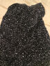 歐貝汐氣質(zhì)亮片半身裙女感垂感亮閃閃包臀魚(yú)尾裙今流行半裙子 黑色 L 曬單實(shí)拍圖