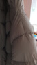 三彩2024冬季新款長款羽絨服連帽白鴨絨外套保暖面包服寬松女 咖啡色 M 160/84A 曬單實拍圖