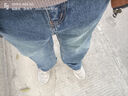 真維斯牛仔褲男春夏季新款寬松直筒男生闊腿時(shí)尚百搭潮牌復古休閑長(cháng)褲 T003懷舊藍 36 （2尺8）建議160-175斤穿 曬單實(shí)拍圖