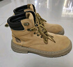 回力(Warrior)工裝男靴百搭鞋子男款休閑馬丁靴男1766-1 土黃 41 曬單實(shí)拍圖