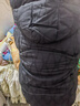 鴨鴨（YAYA）羽絨服女中長款2025年冬季新款時尚休閑百搭連帽保暖外套XH 黑色 L (165) 曬單實拍圖