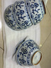 千代源日本進(jìn)口藍(lán)凜堂福字大碗陶瓷碗 家用福碗日式餐具面碗湯碗吃飯碗 福文字 曬單實拍圖