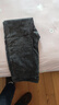 S.DEER圣迪奧2021冬季女裝時(shí)尚收腰插袋暗條紋燈芯絨長(cháng)褲S21480835 德國灰/87 M 165 曬單實(shí)拍圖
