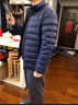 鴻星爾克運(yùn)動羽絨服男冬季輕薄保暖防風(fēng)羽絨外套戶外休閑耐磨運(yùn)動服外套男 藍(lán)黑色 XL 體重135-145斤 曬單實(shí)拍圖