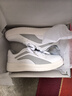 李寧運動(dòng)板鞋男春秋季新款休閑鞋男士運動(dòng)鞋滑板鞋情侶鞋低幫鞋子 標準白/灰標 41 曬單實(shí)拍圖